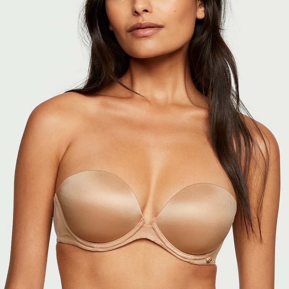 Victoria's Secret Strapless Bra in Nude